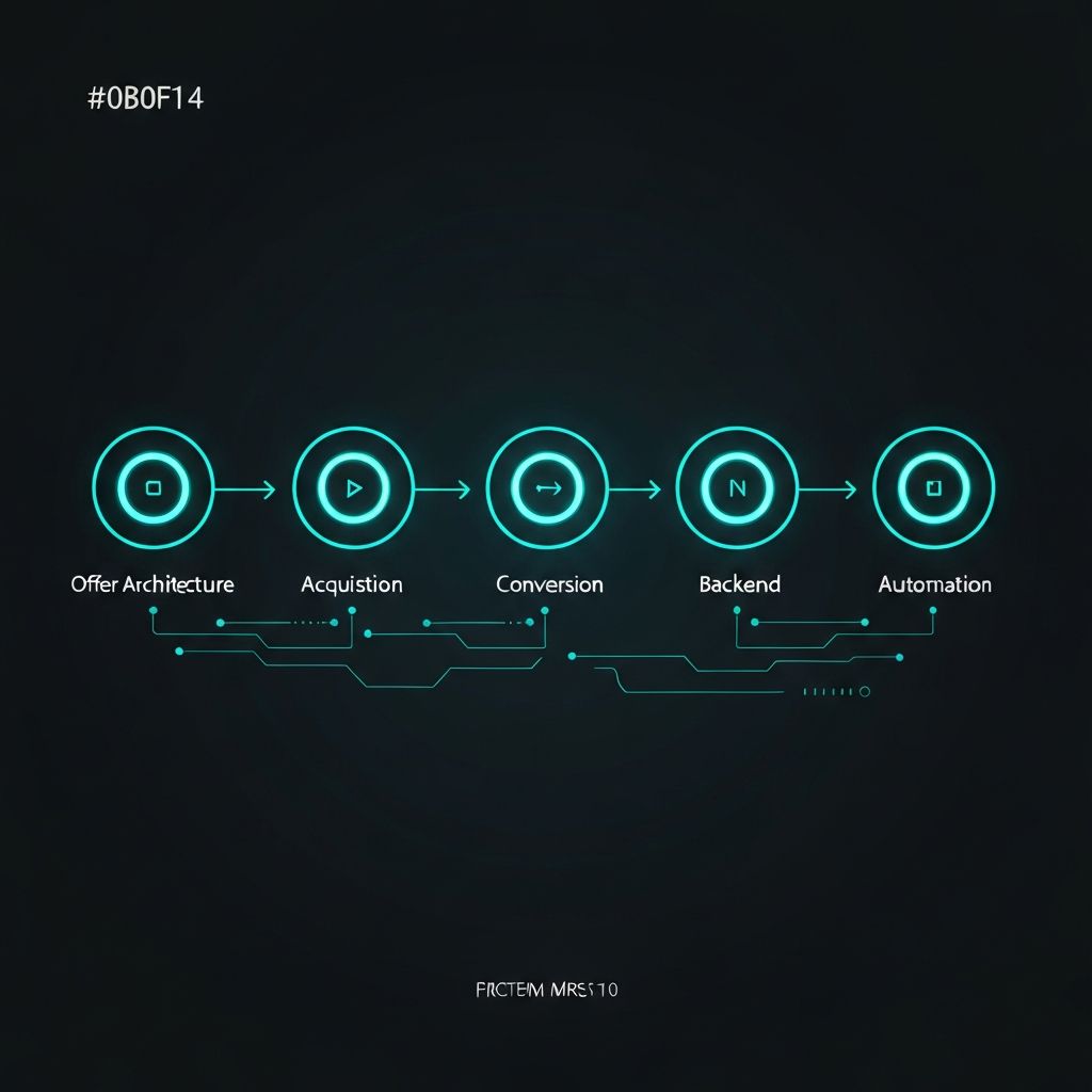Framework visual - fluxo do m\u00E9todo em 5 etapas